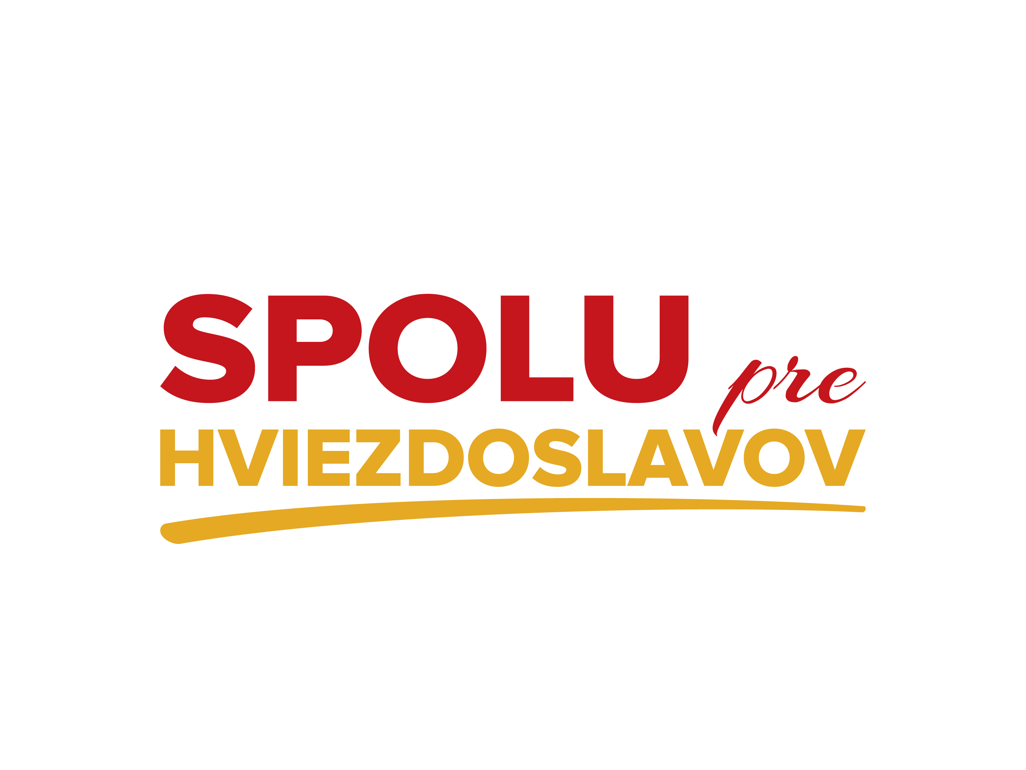 Logo SPOLU pre Hviezdoslavov